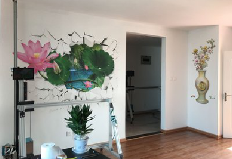 大理墙体彩绘相比墙纸的优势。