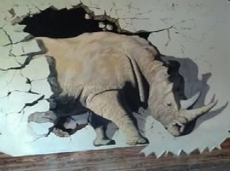 大理在墙绘中，如何绘制3D效果？