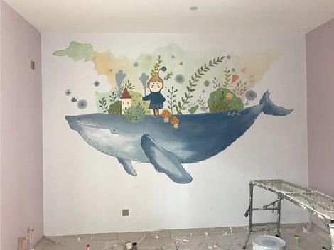 大理手绘墙的特点及优势。