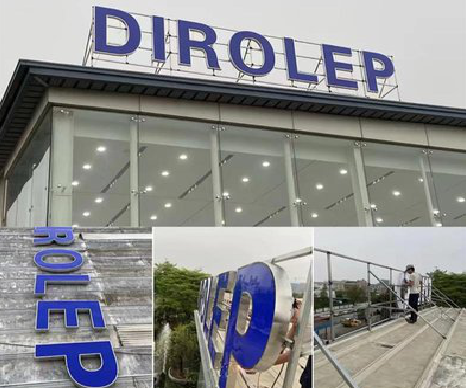 大理楼顶发光字安装的注意事项。